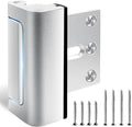 Home Security Door Reinforcement Lock with 8 Screws and Withstand 800 lbs, Child Proof Deadbolt Latch Prevents Unauthorized Entry, Door Safety Locks from Inside for Home & Privacy, Easy Installation