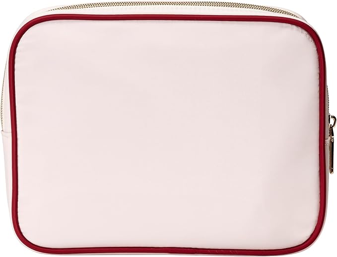 Conair Women's Double Zip Toiletry Travel Bag-Makeup Organizer-Gifts for her, Pink, 1 Count (Pack of 12)