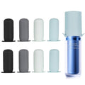 Mrsdry Bottle Covers for Travel, Leak Proofing, Travel Size Container Silicone toiletry sleeves, Leak Locks Travel Accessories for Shampoo Wash Body Bottles and other beauty and personal care(8pcs)