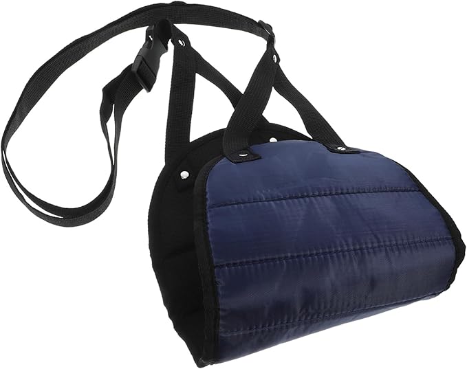 Travel Essentials Footrest for Airplane Hanging Foot Hammock Portable Foot Rest Blue