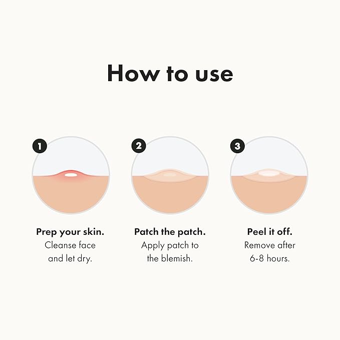 Mighty Patch Original patch from Hero Cosmetics – The #1 Hydrocolloid Acne Pimple Patch for Shrinking Zits and Whiteheads in 1 use; Nighttime Spot Stickers for Face and Skin (72 Count)