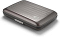 ÖGON -DESIGNS- Aluminum card holder with metal lock, RFID protection against fraud and demagnetization, compact wallet, Smart Case OSLO model