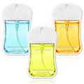3 Pcs Power Mist Hydrating Hand Sanitizer Spray Bulk Travel Size Hand Sanitizer Pocket 1.35 Fl. oz Gourd Shape Spray White Bottle for Daily Use Women Men Nurse Coworker Teacher Office Gifts