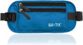 Money Belt For Travel – RFID Blocking Waist Pouch Passport Holder Wallet Belt – Waterproof Hidden Travel Fanny Pack For Men & Women – Secure, Lightweight, Adjustable Strap – Blue
