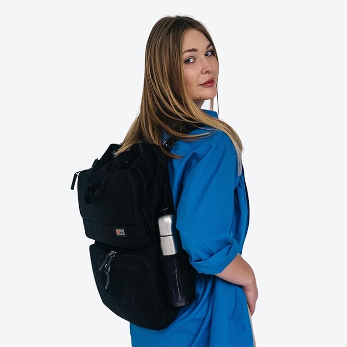 Trilogy Expandable Tote Pack (Blue) Fits under-seat on most airplanes.