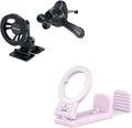 PROfezzion Airplane Travel Essentials Magnetic Phone Holder for MagSafe Pink & Deluxe Metal Version for MagSafe Car Mount