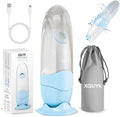 Portable Bidet for Travel Mini Handheld Bottle-Ready Jet Sprayer, Type-C Rechargeable with Gentle & High-Pressure Modes, On-The-Go Camping Toilet Hygiene for Women, Men & Babies（Blue）