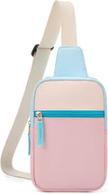 Graduation Mothers Day Gifts for Daughter Teen Girl Her, Fanny Pack Birthday Gifts for 8 9 10 11 12 Year Old Girls, Preppy Crossbody Bag, Adjustable Sling Bag Purse Trendy Stuff Kids Travel Essential