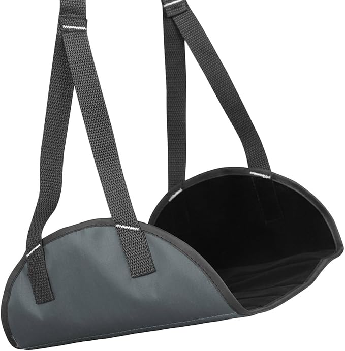 Travel Foot Hammock for Long Trip Airplanes Train Office Lightweight Practical Mesh Fabric Foldable Compact Rest Comfortable Rest for Long
