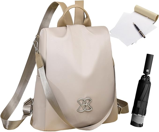 Anti-theft Large Capacity Backpack For Women, Lightweight Leisure Shoulder Bag, Cross Body Back Pack Bag, Multi-Purpose Rucksack Backpack With Adjustable Strap For School Work Commuting Traveling