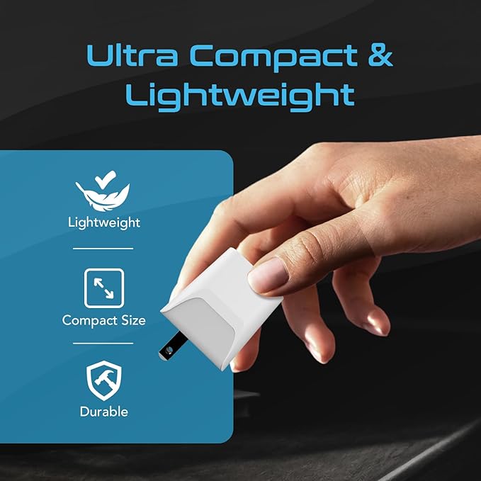 Ceptics Japan, Philippines Travel Adapter Plug with Dual USB - Usa Input - Type A - Ultra Compact (CTU-6) - Perfect for Cell Phones, Laptops, Camera Chargers