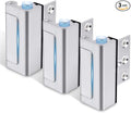 Door Reinforcement Lock, 3PACK Home Security Door Lock Withstands 800 lbs, Childproof Top Door Lock Latch for Toddlers Safety, Inside Night Defender for Inward Swinging Doors
