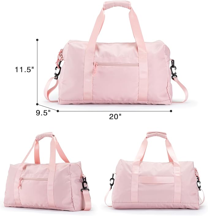 Travel Duffle Bag,Sport Gym Bag for Men And Women with Wet Pocket,Weekender Bag Carry On Tote Bags for Airplane