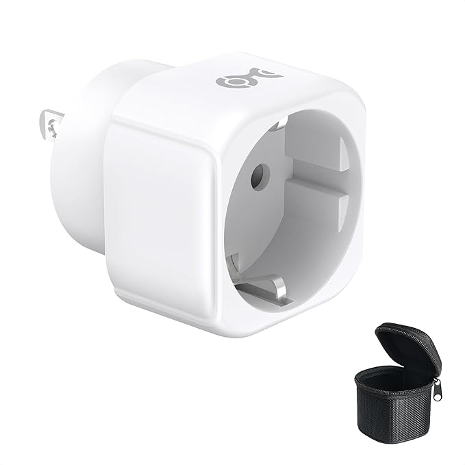Cable Matters European to US Plug Adapter, EU to US Plug Adapter Converter for Type C/E/F to Type B, Works with Devices from France, Germany, Italy, Spain, Greece, and More, CE & RoHS Certified
