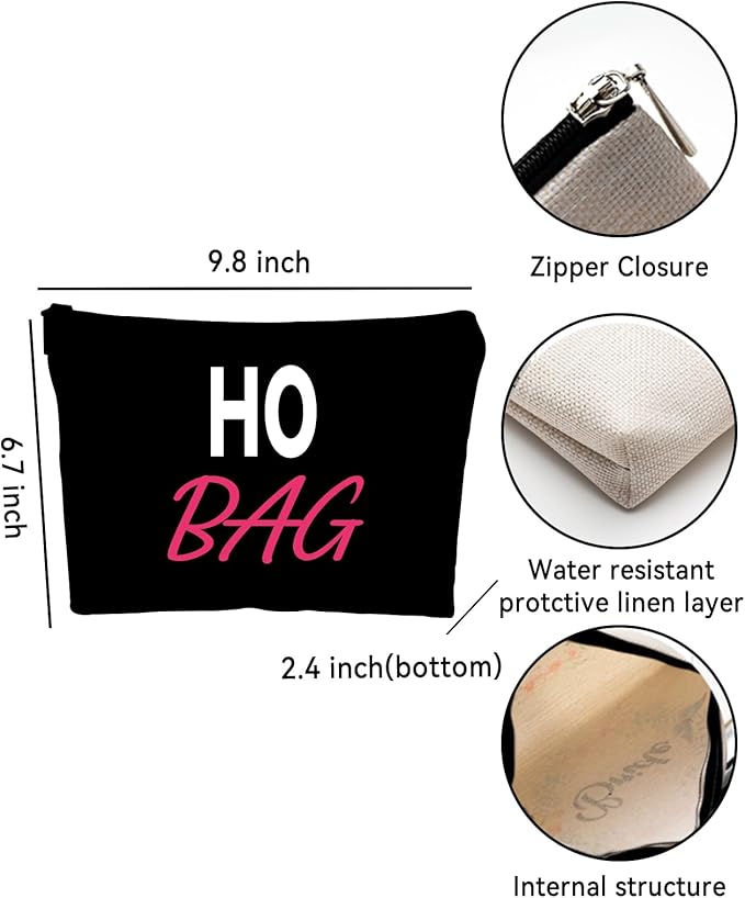 ZUYUROU Funny Gifts for Women, Funny Makeup Bag for Best Friends, Birthday Gifts Stocking Stuffers For Women