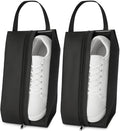 Shoe Bag for Travel, Gym & Sports – Water-Resistant Shoe Bag Cover/Pouch with Transparent Mesh Panel, Durable Zipper & Carry Handle – Fits Men’s Size 12 – Keeps Clothes Clean & Odor-Free | Pack of 2