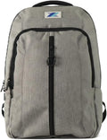 Anti Theft Travel Backpack, 15" Laptop Backpack w/Lockable Hidden Zipper Access Pockets, Water & Slash Resistant Nylon, Locking Carabiner, GPS Pocket. TSA Approved Work Theft Proof Daypack (Gray)