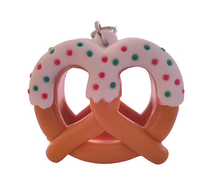 Bath and Body Works White-Dipped Pretzel with Sprinkles Pocketbac Hand Sanitzer Holder