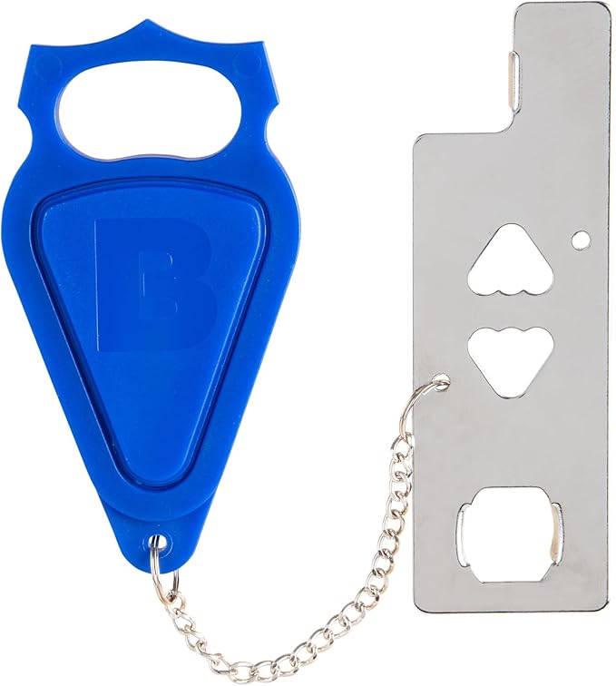 BRINKS – Portable Security Door Locks for Home, Dorm Room, Apartment, Hotel Safety, Short-Term Rentals, Security Door Latch - Privacy Latch, Easy Install (1 Pack)