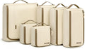 BAGSMART Keep Shape Packing Cubes for Travel, 6 Set Travel Cubes for Packing, Lightweight Suitcase Organizer Bags Set for Travel Essentials