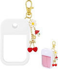 Hand Sanitizer Spray Case with Keychain, Durable Silicone Holder Compatible with Touchland Power Mist & Glow Mist (1 fl oz)