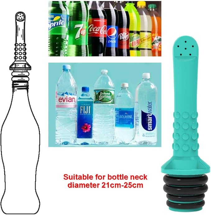 3PCS-Pack Backpacking Bidet for Camping Portable Bidet Pipe for Toilet, Universal Travel Bidets Compatible with Your Empty Plastic Bottle Mouth-Handheld Shattaf for Personal Hygiene,Cleaning,Outdoor
