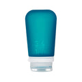 humangear GoToob+ (Large) | Refillable Silicone Travel Bottle | Locking Lid | Food-Safe Material | Teal, Large (3.4 fl.oz.; 100ml)