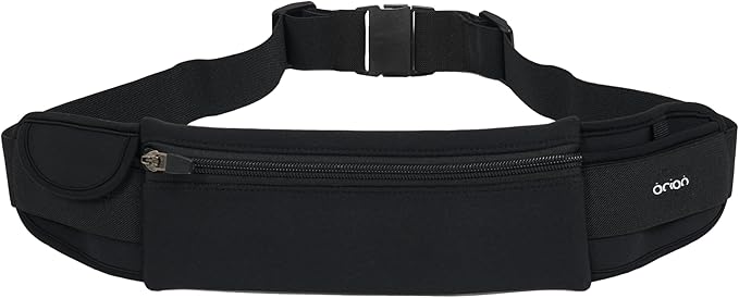 The Belt of Orion Slim Travel Money Belt for Men & Women – Anti-Theft Passport Holder Waist Pack, Low-Profile Fanny Pack for Phone, Cash & Cards (9” × 4”)