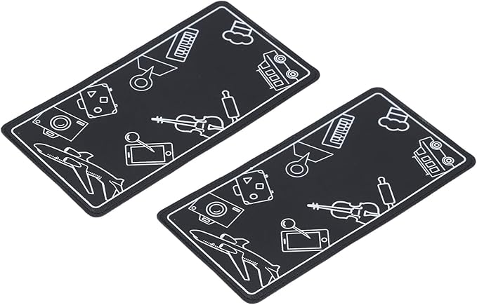 2Pcs Foldable Phone Holder, Portable Flexible Mobile Device Holder, Multi Angle Viewing Tablet Stand with Airplane Compatibility, Ideal for Bedroom, Kitchen, Office, Travel &