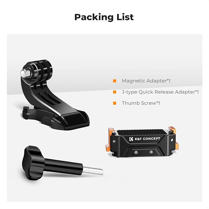 K&F CONCEPT Magnetic Quick Release Adapter Mount for DJI Osmo Action 5 Pro, with 1/4 Screw Hole/Adapter Connection, Aluminum Alloy Bracket Expansion for DJI Osmo 360/Osmo Action 4/Action 3 Accessories