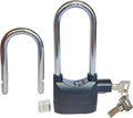 Long Cross-Beam Alarm Lock 110dba Universal Security Alarm Lock System Anti-Theft for Door Motor Bicycle Padlock with 3 Keys (1PCS)