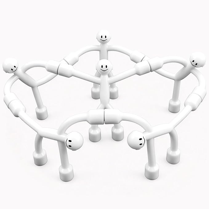 Magnetic Travel Toys for Kids, 6PC Magnetic People Figures Fidget Toys Airplane Car Travel Activities Essential, Sensory Toys for ADHD Autism,Desk Toys for Adults Teens