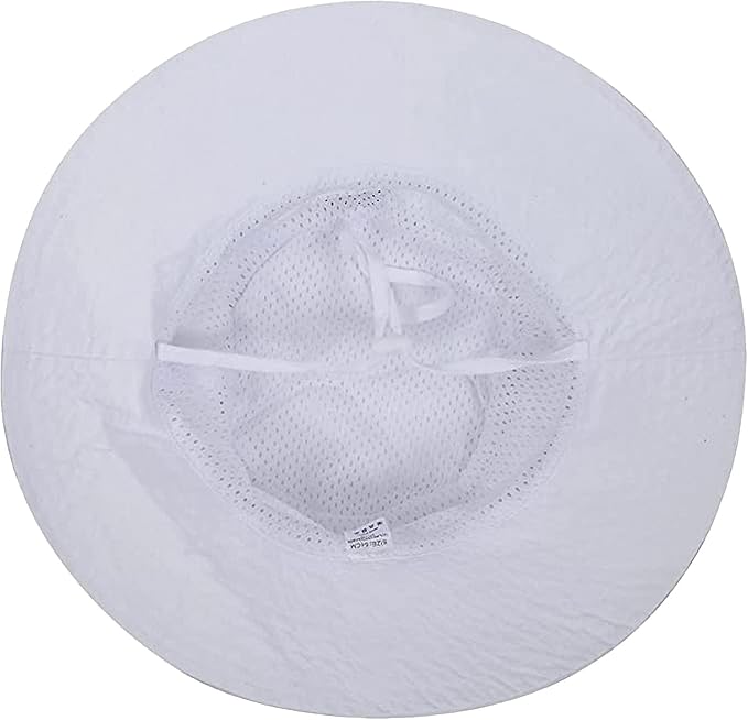 55cube UPF 50+ Baby & Toddler Sun Hat, Wide Brim Infant Bucket Hat for Beach & Outdoors, Adjustable Fit for Ages 0-4 Years