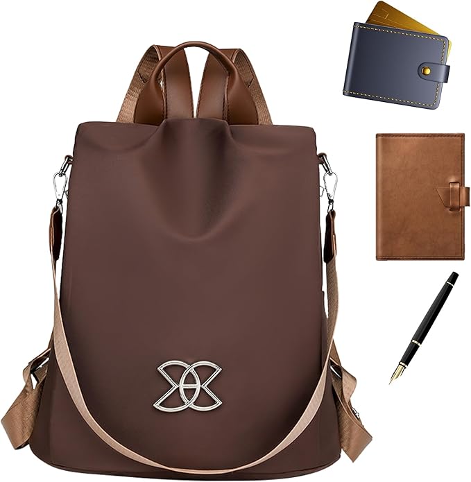 Anti-theft Large Capacity Backpack For Women, Lightweight Leisure Shoulder Bag, Cross Body Back Pack Bag, Multi-Purpose Rucksack Backpack With Adjustable Strap For School Work Commuting Traveling