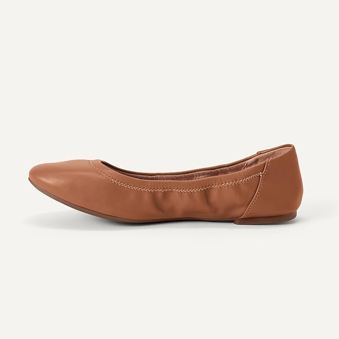 Amazon Essentials Women's Belice Comfortable Slip-On Ballet Flats Shoes