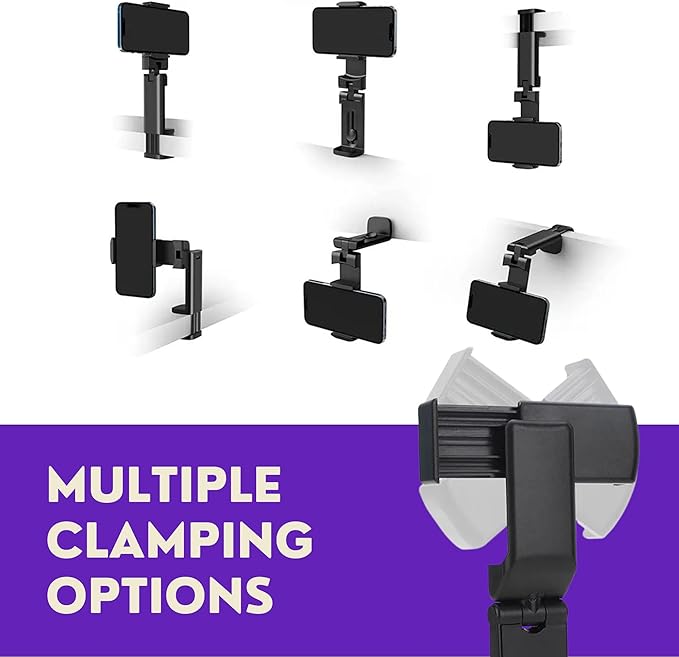 Phone Loops Universal Hands-Free Phone Holder, 360 Rotation, Compact & Travel-Friendly, Suitable for Smartphones