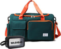 Small Gym Bag for Women, Travel Duffle Bag Carry On Weekender Bag with Shoe Compartment