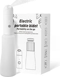 Portable Bidet, Handheld Bidet, Rechargeable Electric Portable 350 ml for Women & Men (ES002-WHITE)