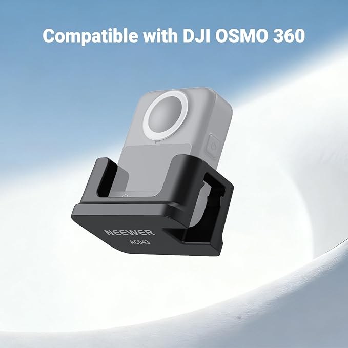 NEEWER Silicone Base for Osmo 360, Nonslip Soft Stable Anti Scratch Desktop Stand Support Upright Accessory Compatible with DJI OSMO 360 Action Camera Accessories, AC043