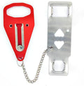 Portable Door Lock, Extra Lock for Additional Privacy and Safety in Apartment Home, Protect Family Security and Prevent Unauthorized Entry in Traveling, Home, Bedroom, Hotel, Apartment. (Red)
