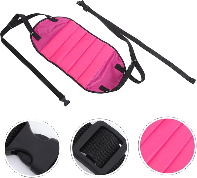 Tofficu Airplane Footrest Hammock Foot Hammock for Travel Office and Home Use Provides Comfortable Leg Rest for Airplane Train and Bus Travel