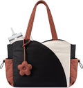 LOVEVOOK Tote Bag for Women, Puffer Work Bags with Zipper for Daily Travel College, Teacher Nurse Laptop Handbags Purses Gift