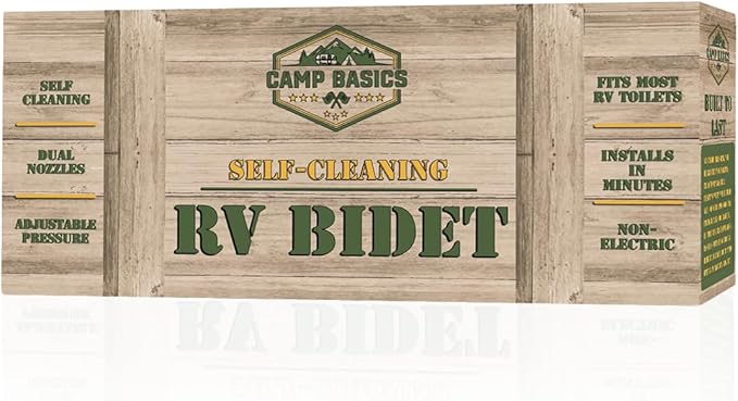 RV Bidet Made to Fit Your RV and Camper Trailer | Easy to Install and Self Cleaning | Non Electric | Upgrade Your RV