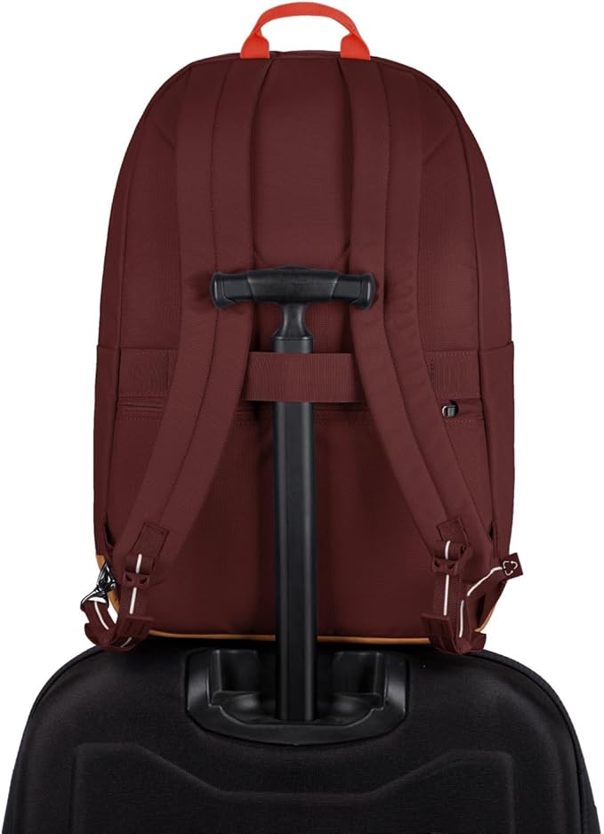 Pacsafe GO 25L Anti Theft Backpack, Garnet Red