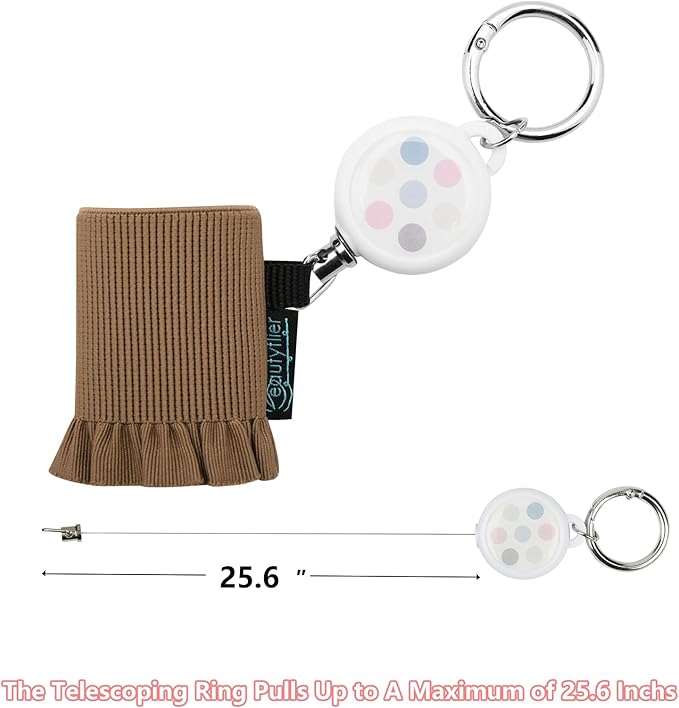 Beautyflier 4pcs Elastic Holder Sleeve for Touchland Power Mist Hand Sanitizer Spray, Cute Hand Sanitizer Holder for Gentle Mist, Glow Mist and Power Mist 1FL OZ, Best Gift for All Ages