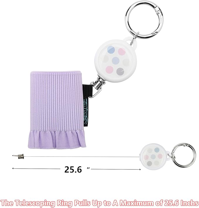 Beautyflier 4pcs Elastic Holder Sleeve for Touchland Power Mist Hand Sanitizer Spray, Cute Hand Sanitizer Holder for Gentle Mist, Glow Mist and Power Mist 1FL OZ, Best Gift for All Ages