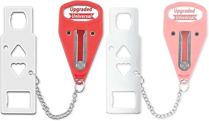 AceMining Portable Door Lock Home Security Door Locker Travel Lockdown Locks for Additional Safety and Privacy Perfect for Traveling Hotel Home Apartment College
