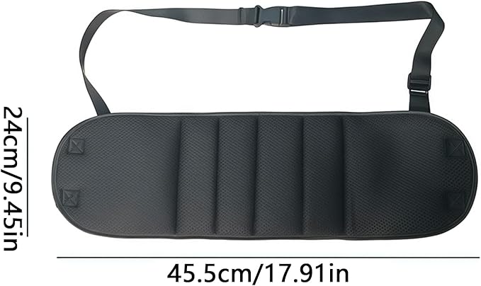 Airplane Foot Hammock, Adjustable Travel Sling, 17.93x9.46 Inch Portable Rest Gear Comfort, Seat Tool with Function, Accessory Kit with Support, Home Accessories for Car Back Luggage Road Trip