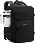 RealCool Travel Backpack for Women Men - Gift for Travelers, Students & Professionals, 17.3 Inch Laptop Carry On Backpack, TSA Flight Approved, College School Business Weekender Daypack -Black