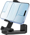 Cellet Airplane Phone Holder Mount – Foldable Travel Phone Clip for Airplane Tray Table or Luggage Handle, Adjustable 360° Rotation, Universal Fit for iPhone, Samsung, Google Pixel & More